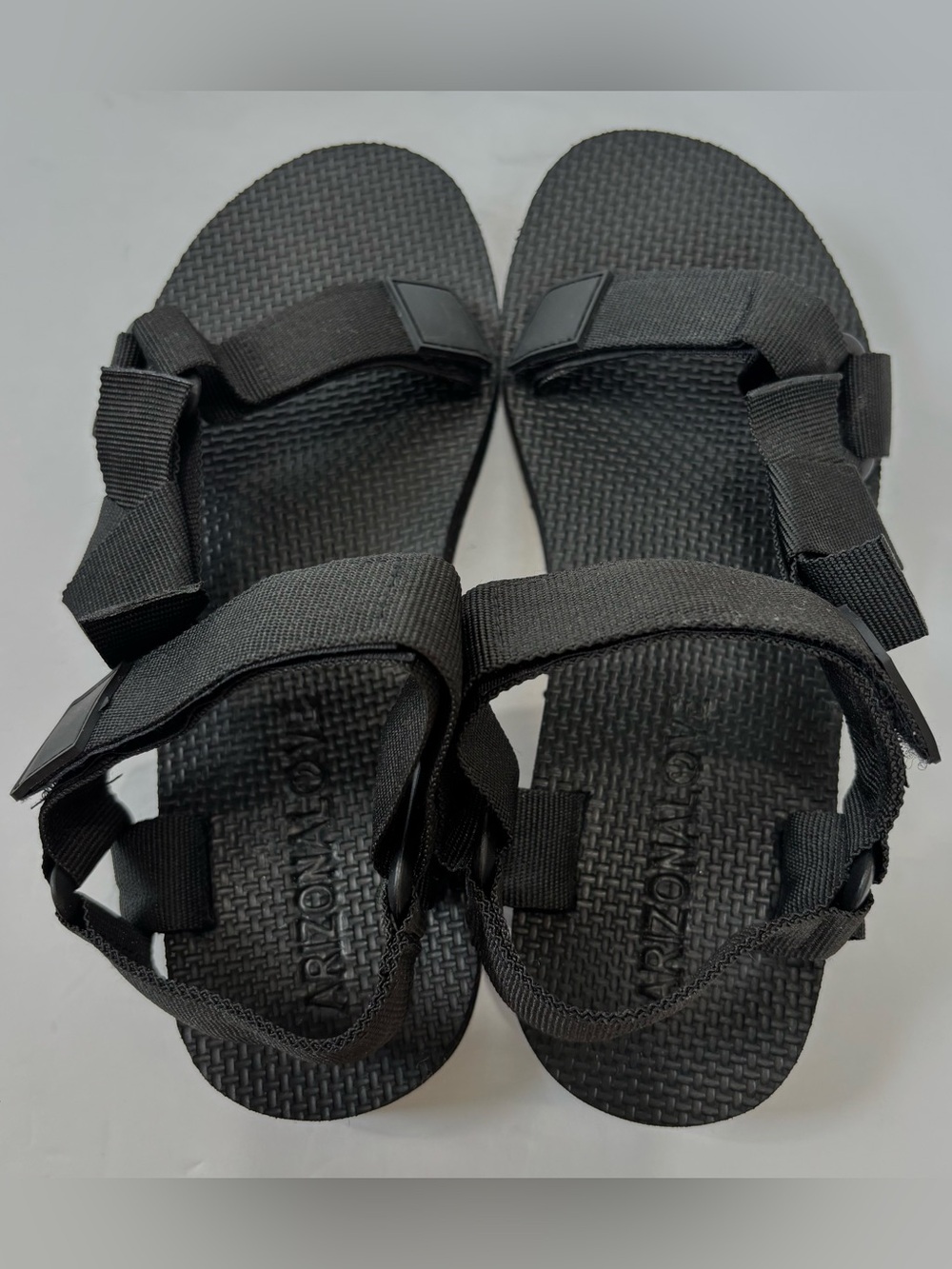NEW Arizona Love Womens 7.5 Black Ankle Strap Slingbacks Outdoor Hiking Sandals - Picture 5 of 15